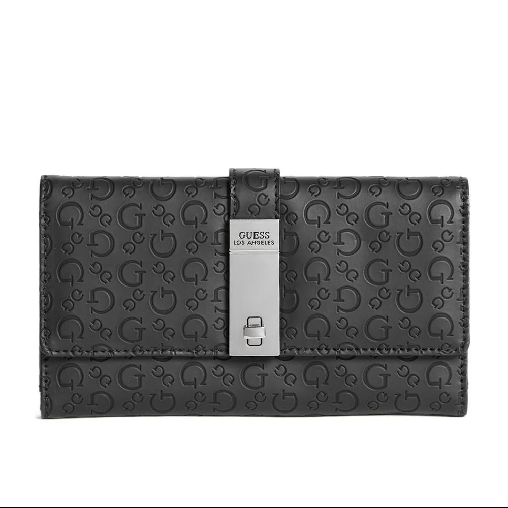 Guess Factory Black Slim Clutch